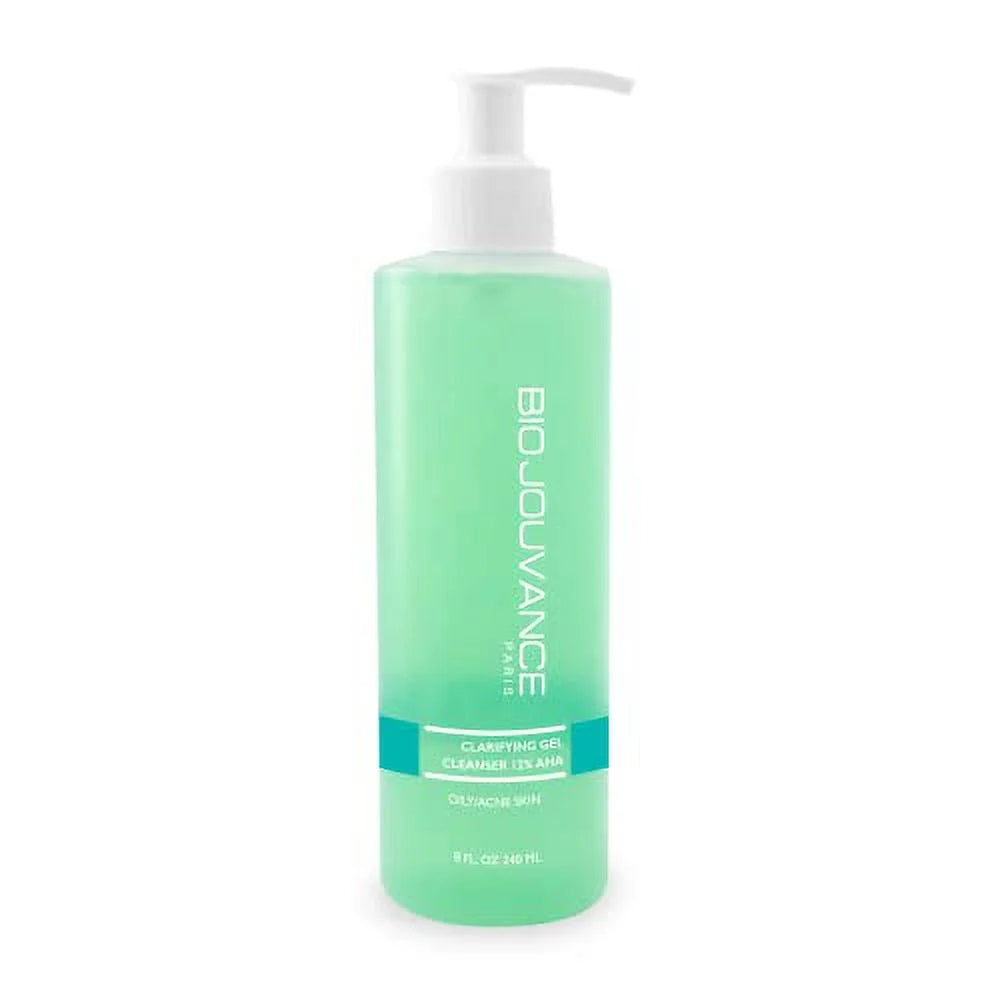 Face AHA / Clarifying 12% 240ml Gel - Bio 8oz Skin - Treatment Care Jouvance Cleanser