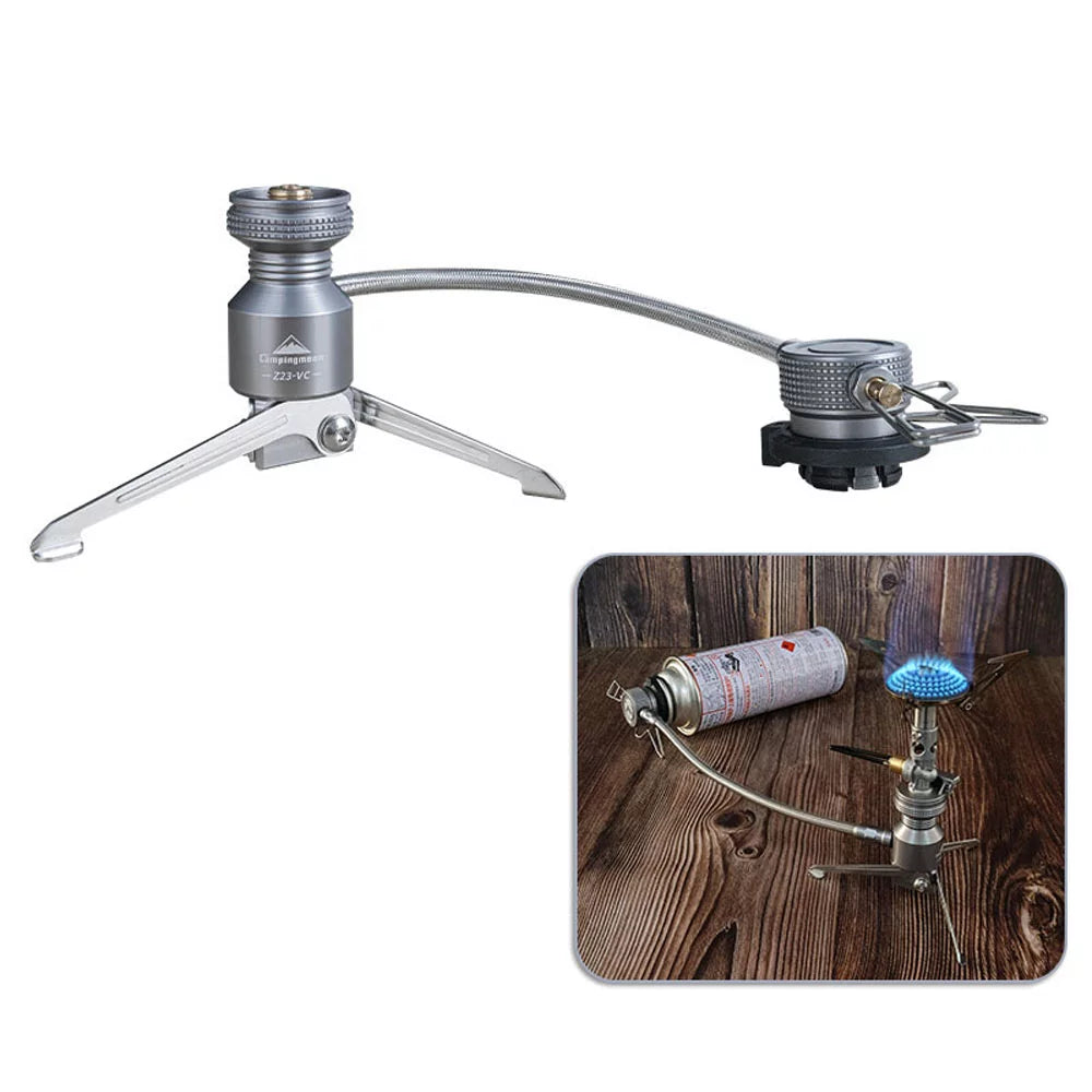 Portable Butanes Connector, Camping Cooking Canister for Adapter Stove Equipment Tripod Camping CAMPINGMOON