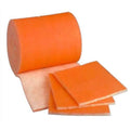 25 Foot Media Filter Wide Roll - 8 inch 24 Tackified MERV Polyester Orange/White by