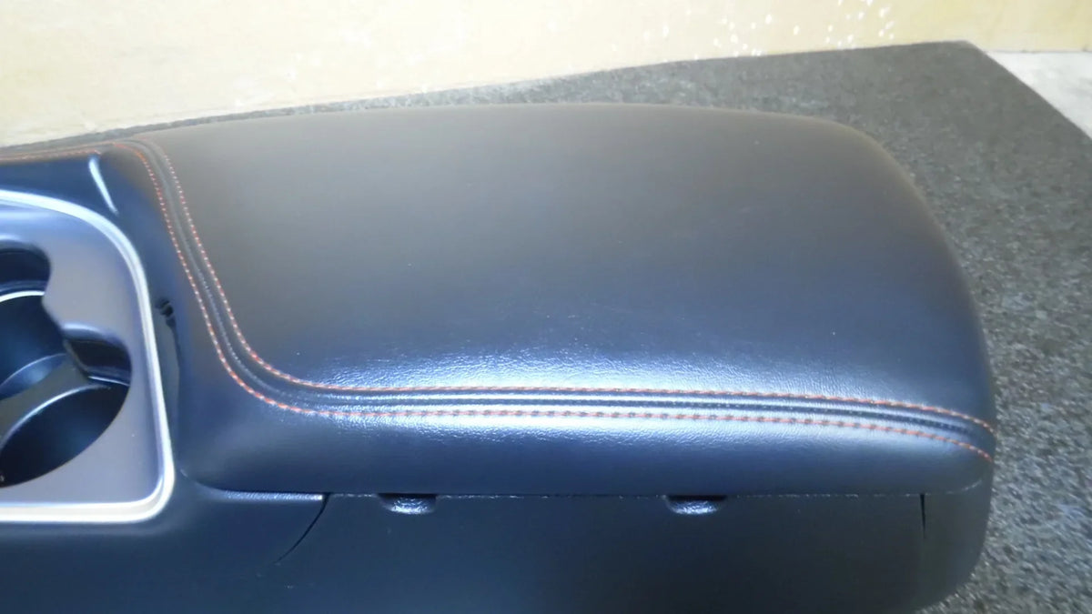 2015-2023 Challenger Pre-Owned Floor Lid Black OEM w/ Center (Good) Console Armrest AT Dodge