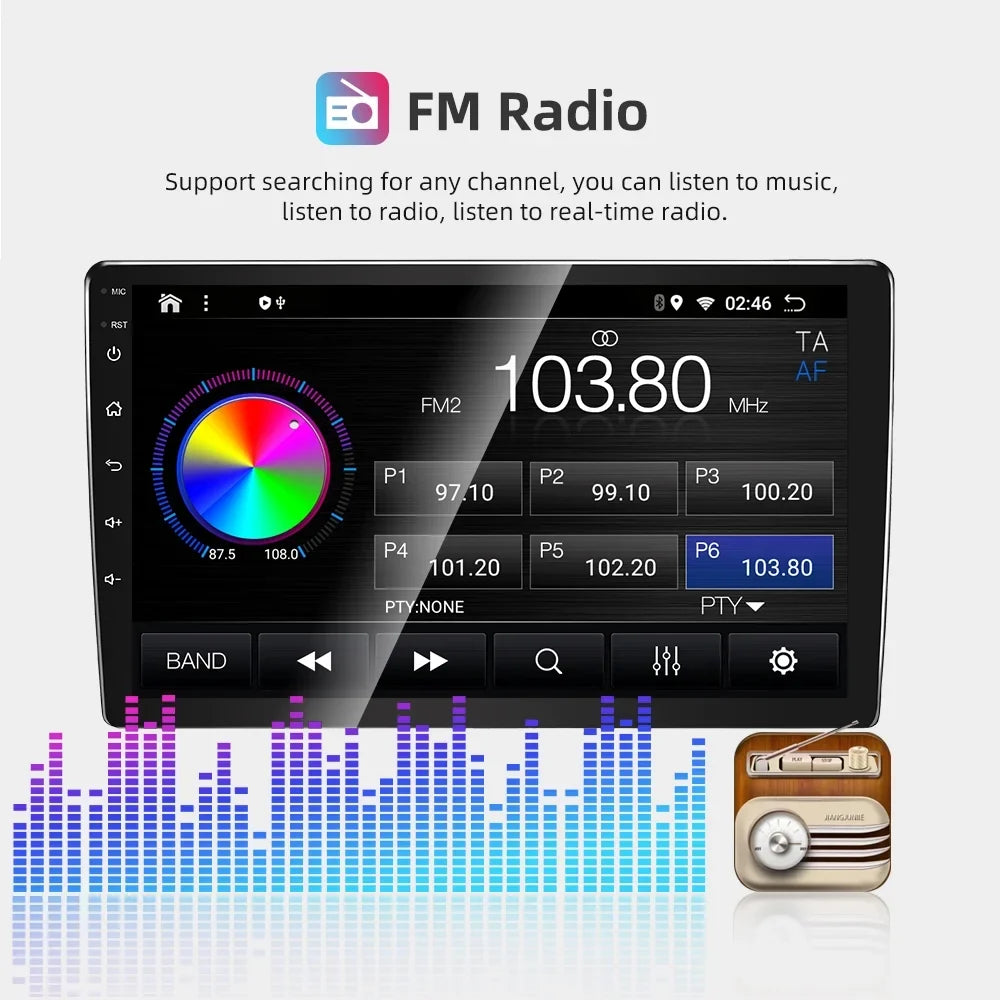 carplay/Auto 11 for Car with Camera Android Escape Ford Navi 2007-2012 Backup Stereo Radio GPS Carplay