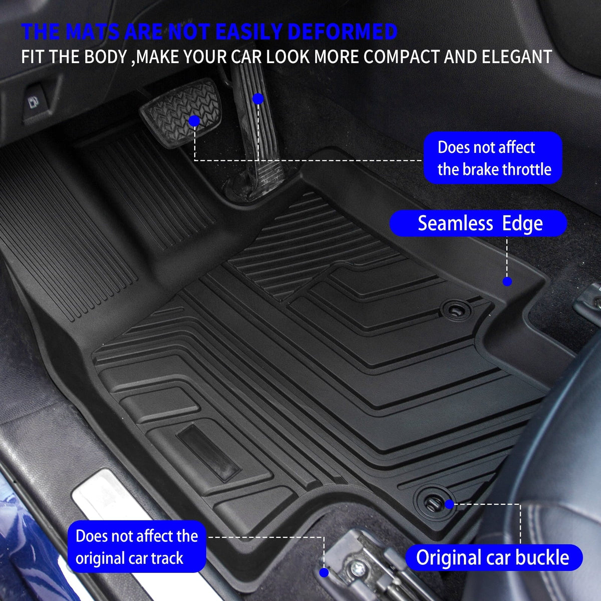 Mat Floor Seats Cargo Highlander Trunk Highlander Toyota 7 2020-2024 Accessories Fit 2023 Mats r