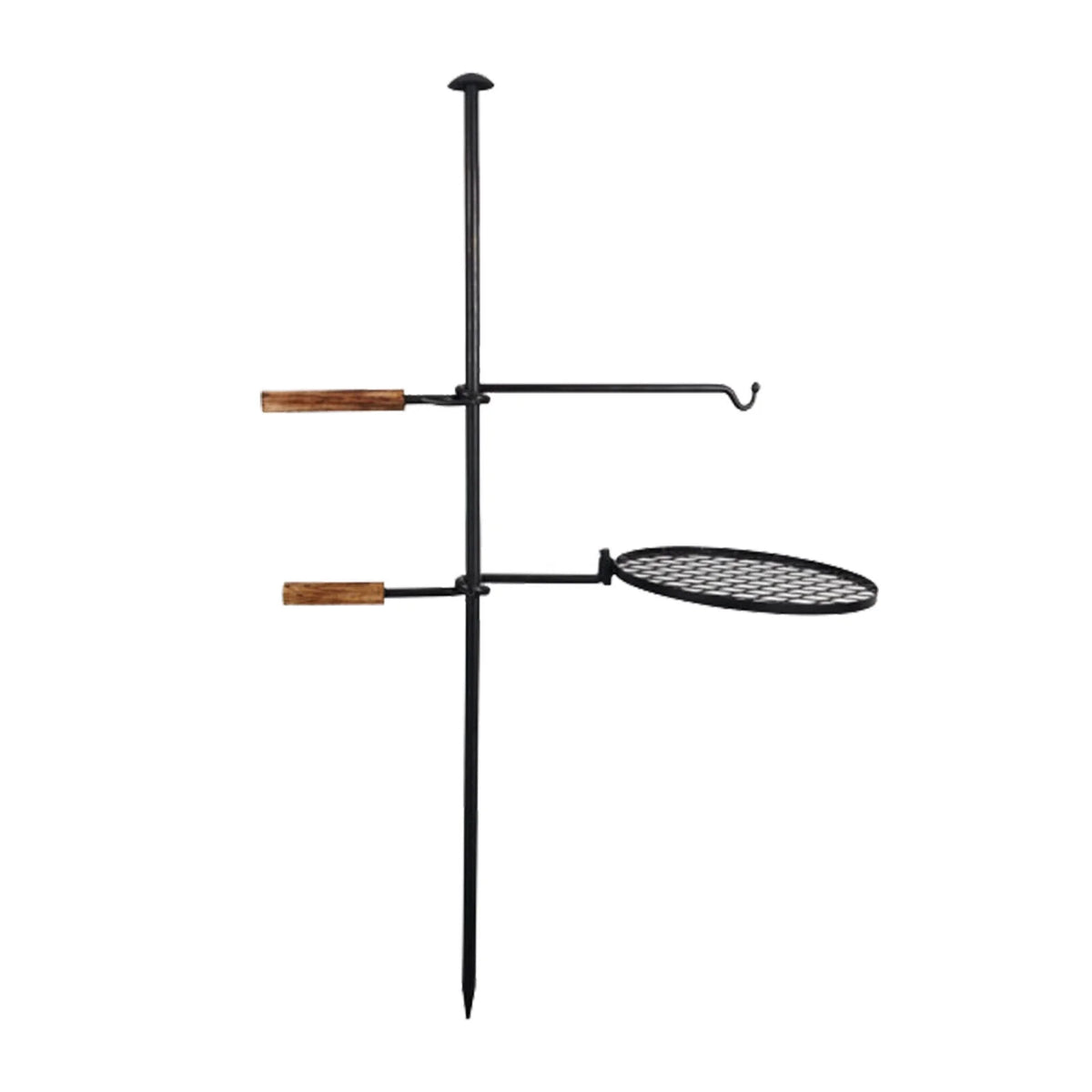 Pit Outdoor Grill Grill Swivel Adjustable Campfire in1 Fire Grill BBQ DENEST Charcoal 2