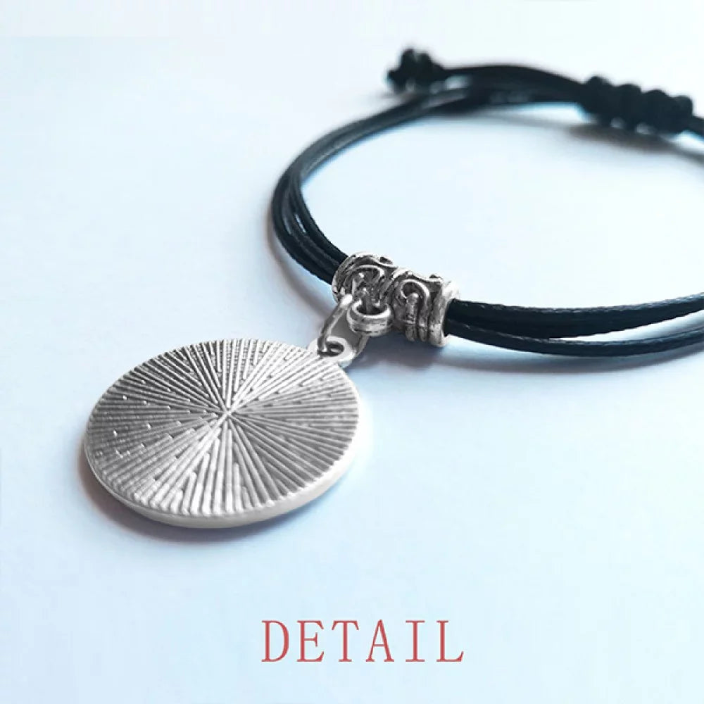 Leather Famous Architecture Black Germany Jewelry Rope Wristband Building Bracelet