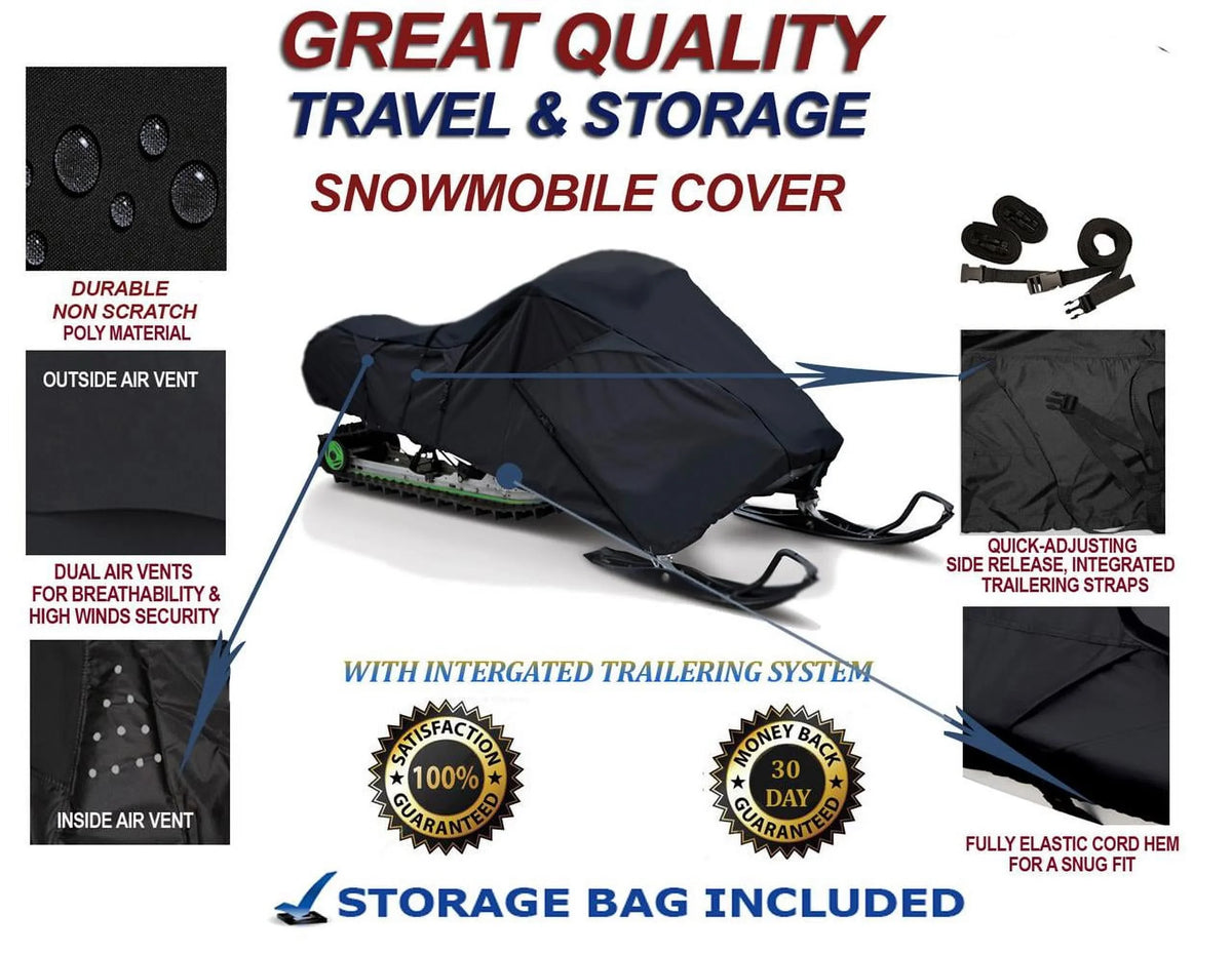 Sport Mud Sleds. Storage HO 2007-2007 SDI 600 300D Slush and Doo Ski and GSX 2-TEC Travel Snowmobile for Protection Bombardier Compatible Cover
