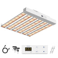 Light Veg Plant Dimmer Lamps with Indoor Light 200W Flowering, Grow - Plant Plants Sunlike Bloom Spectrum LED LED PRO Seeding, and Coverage Fixture Full Grow 3x3ft & SPF2000 for Timer Growth -