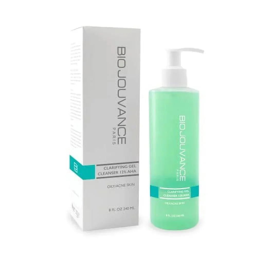 Face AHA / Clarifying 12% 240ml Gel - Bio 8oz Skin - Treatment Care Jouvance Cleanser