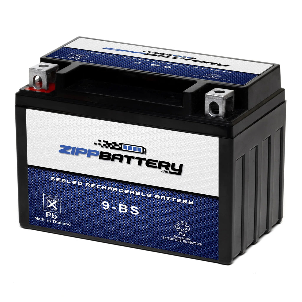 Honda 85'-86' (9-BS 150cc for Zipp CCA) 12 YTX9-BS Battery Elite 120 Volt,8 Ch150 Scooter Ah, Battery