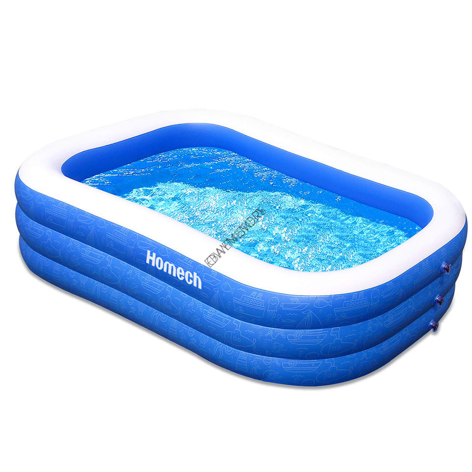 Kids Pool Above Swimming Family Outdoor With Inflatable pump Pools Ground US Air