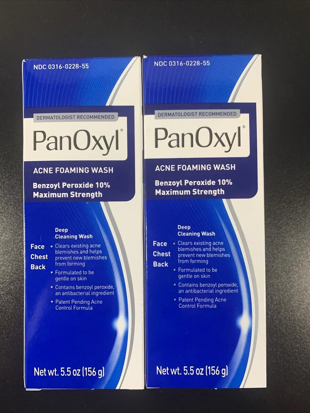 Wash of Acne oz (Pack PanOxyl 5.5 2) 10% Foaming