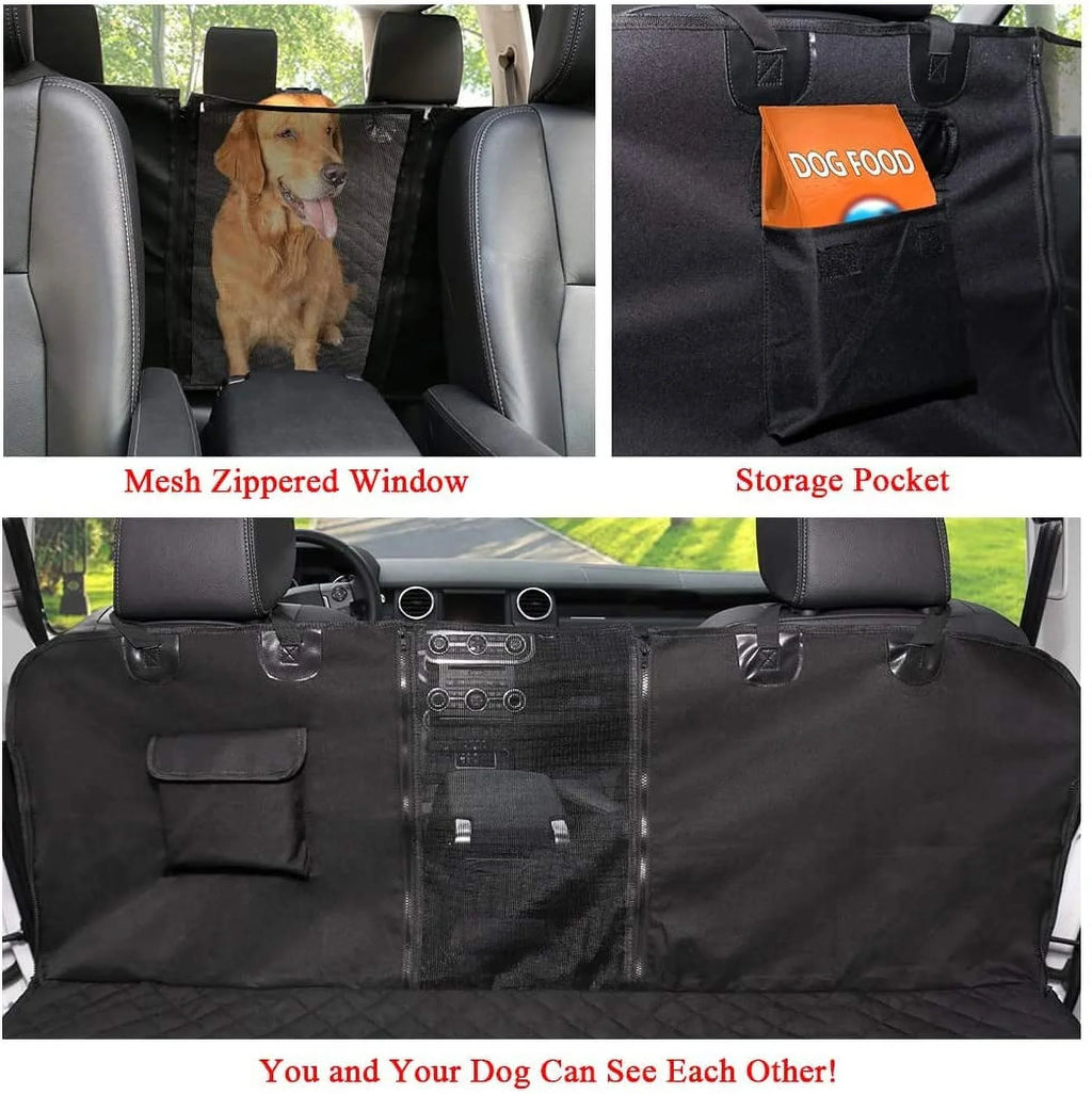 Hammock & Car Back Cars Liquidproof Protection Scratchproof Dogs Dog Seat, with Seat Dog Trucks for Car Cover Dog Window, Mesh SUVs Covers Cover