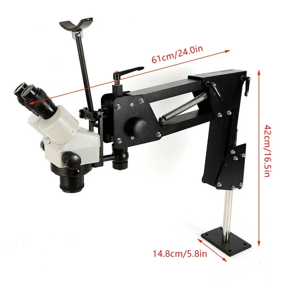 Machine with Micro Multi-Directional Setting Spring Jewelry Inlaid Gem Microscope Mirror Bracket Stand Tool ZhdnBhnos Diamond Making