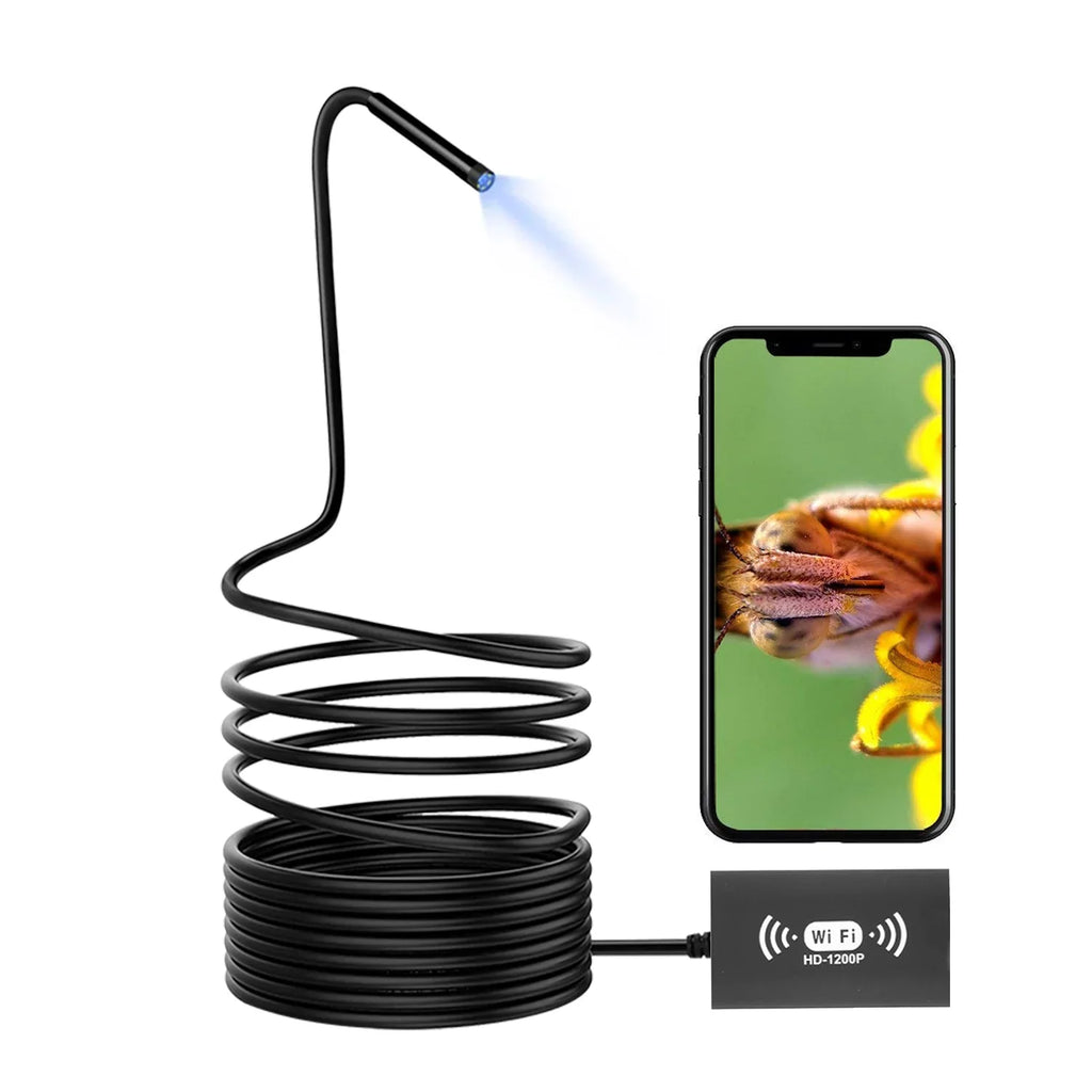 Inspection Tool, and IP68 Endoscope Wireless 2.0MP PC iPhones, Industrial iPads, Liquidproof Devices Camera, WiFi Android Nebublu for