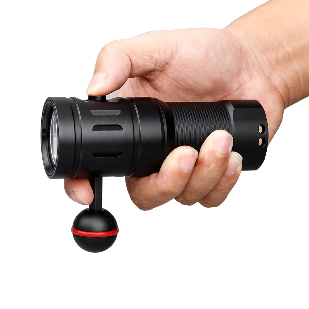 Flashlight,2350 LED Underwater DF35 Diving Light Scuba Lumens Photography Diving TrustFire Photography Fill Light,for Underwater
