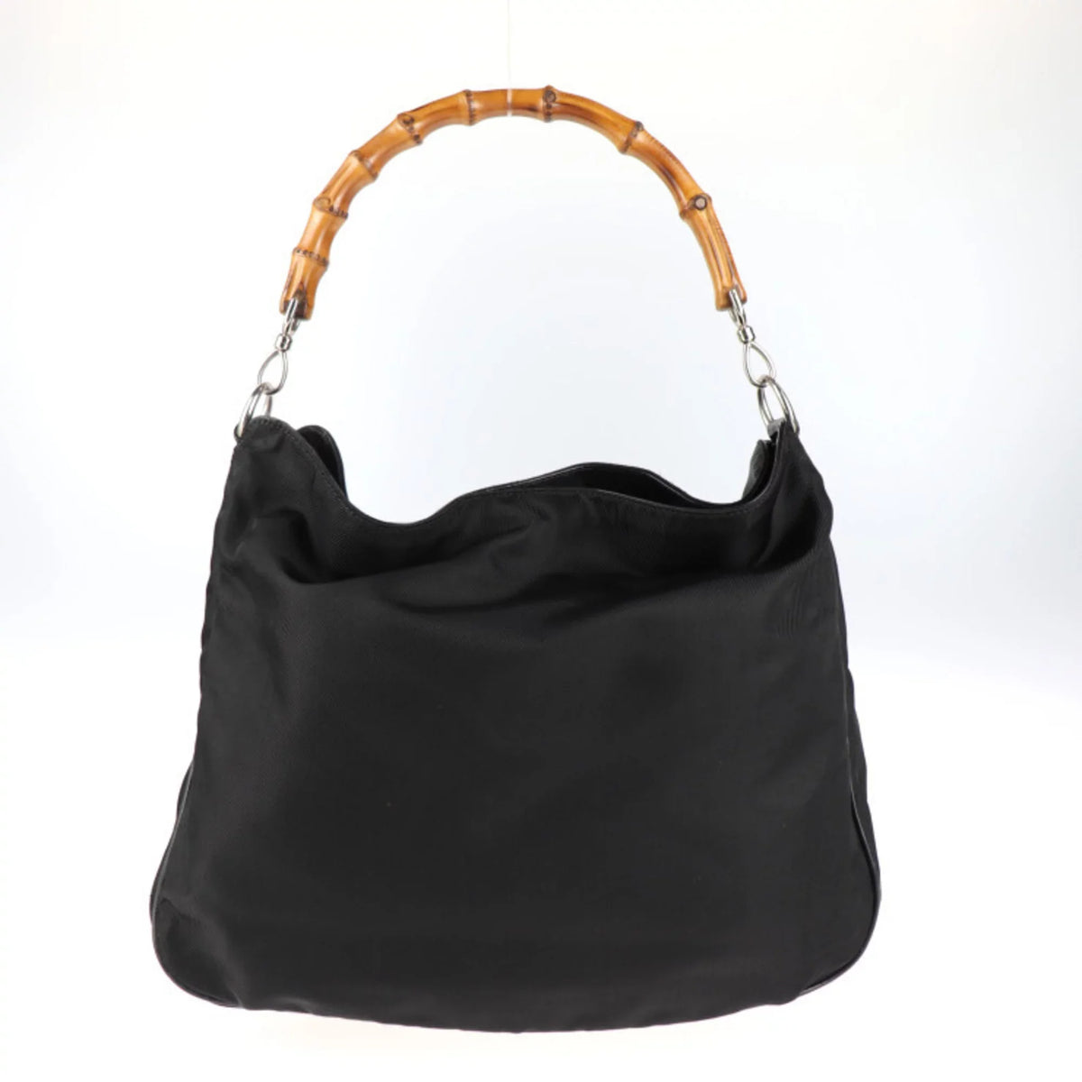 bamboo black bag tote (Good) 001/1705/1577 Pre-Owned canvas handbag Gucci GUCCI