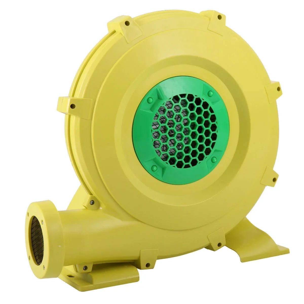 Pump Slides, Blower, Outdoor Inflatable Green Fan Yellow Safe, Liquid and for Indoor Air Bounce Portable Castle, -