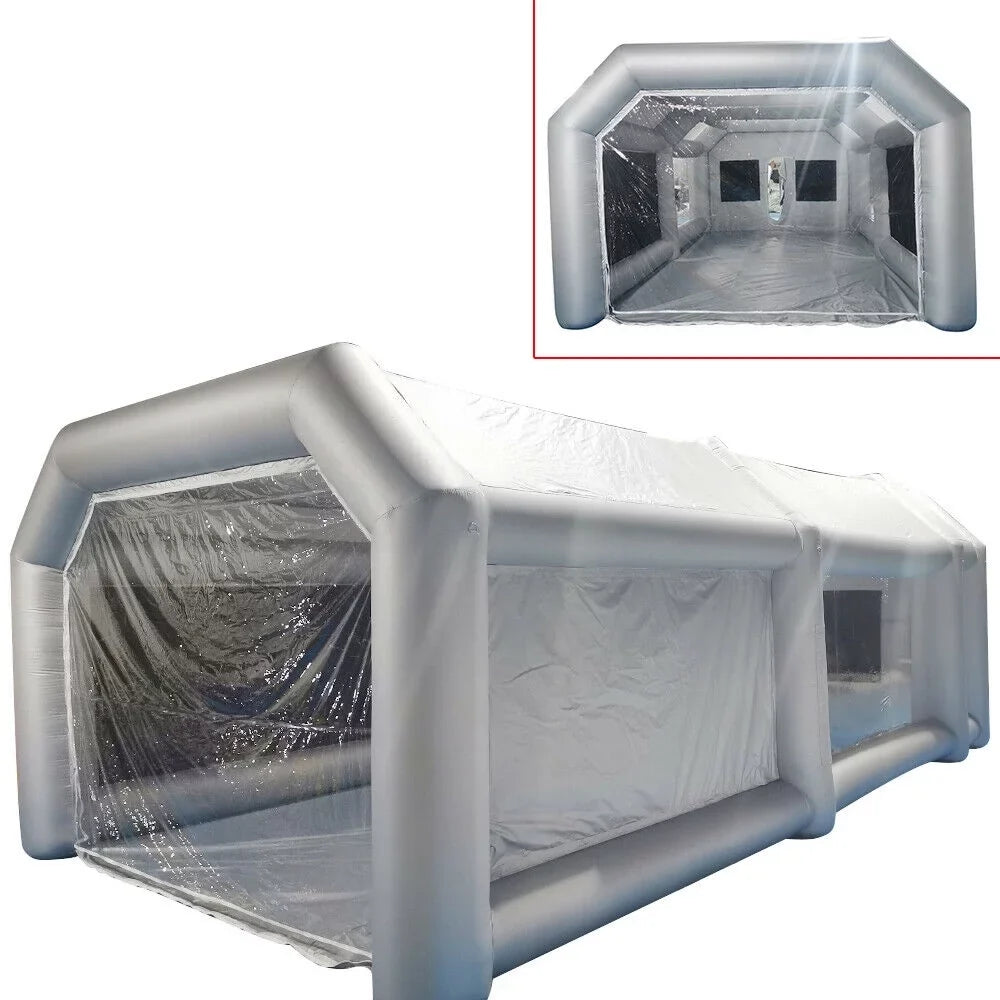 Paint Air Inflatable Filter Portable OUKANING Paint Tent Large 6x3x2.5m Car with Booth Car