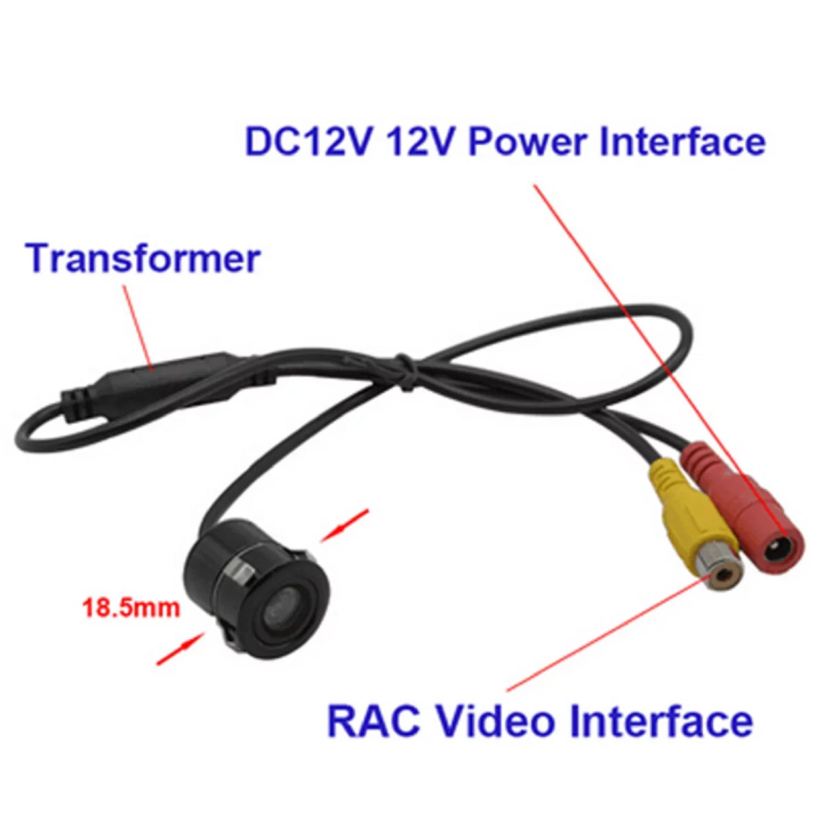 Foldable Display LCD Rear 4.3in Car LED Backup Night View Camera Monitor