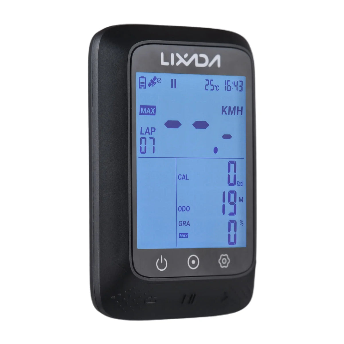 Gradient Compatible GPS with Altitude Lixada Bike 2.3in Wireless ANT+ Strava BT Computer APP Liquidproof Sensor