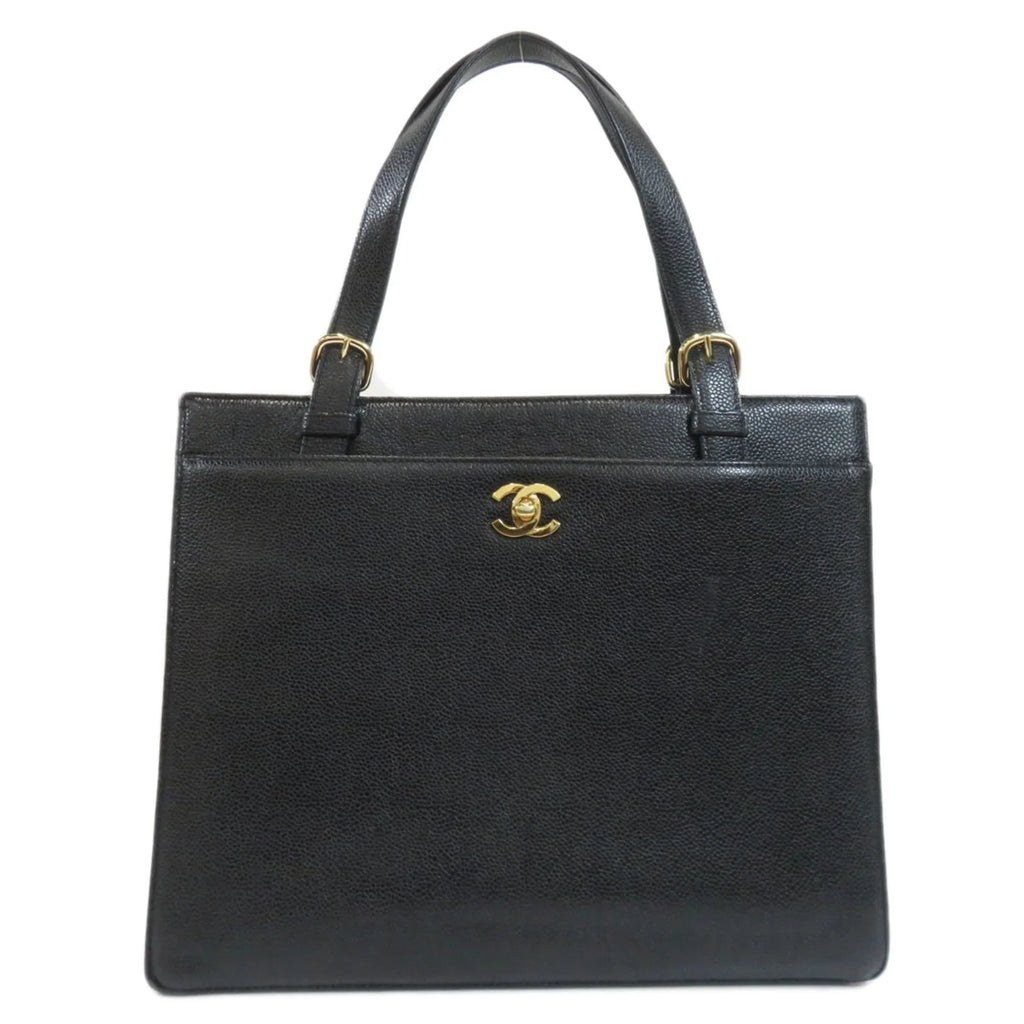 (Good) COCO Handbag MARK CHANEL Caviar Skin Pre-Owned