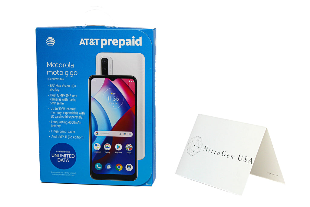 White- Moto 4G - G 6.5" Motorola Go XT2163-7 Android 32GB/2GB Smartphone