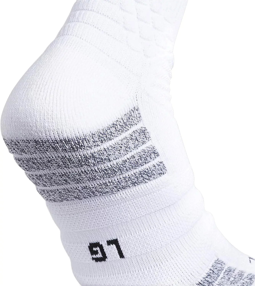 adidas Socks X-Large (1-Pair) Crew Basketball Creator Unisex-Adult White/Black 365