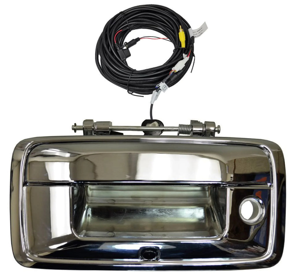 Handle, SIERRA Auto CHEVROLET Chrome 2016-2018 PT 2016-2018 Tailgate Finish GMC - SILVERADO, Warehouse Camera GM-3550M-TGCX Fits with - select: