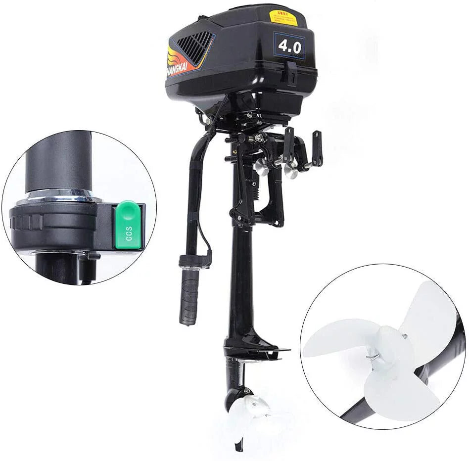 Engine  Electric Trolling Motor, Boat Outboard Duty Propeller 1000W Trolley Driver Motor 4HP Electric Outboard Propeller Motor Miumaeov Start Brushless Heavy