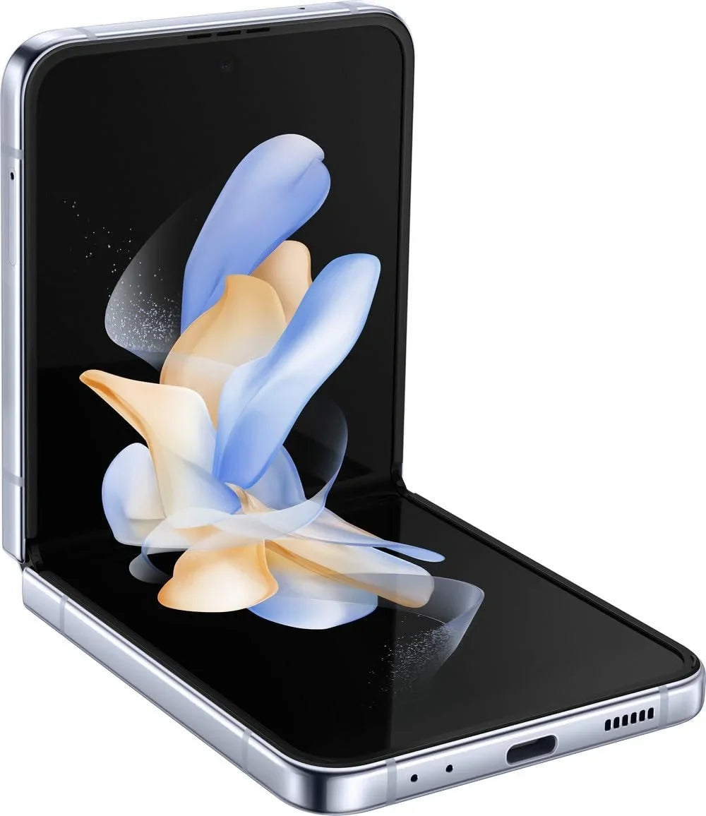'- Samsung Galaxy Flip4 (Good) (Unlocked) Pre-Owned 256GB Blue Z