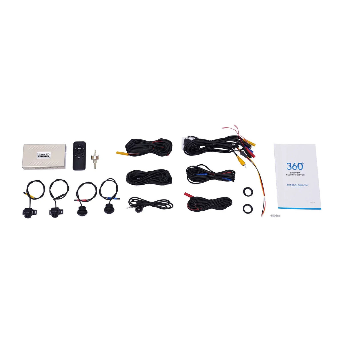 Recorder Sensor Cam Image Dash CMOS Video Camera DVR Car Rear Lens MONIPA 360°