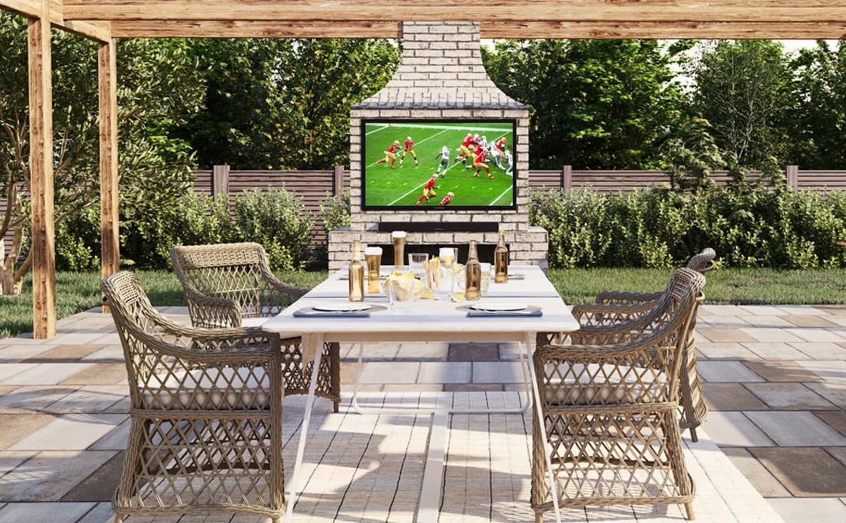 Outdoor Coverage Furrion Sun 55" Year 2 Protect Partial Series Epic Additional TV (2021) Weatherproof an by FDUP55CBS UHD with 4K