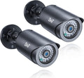 with Indoor/Outdoor Camera, (2 Dummy Security Fake for One Night, Red Home and Light Security BNT Businesses at