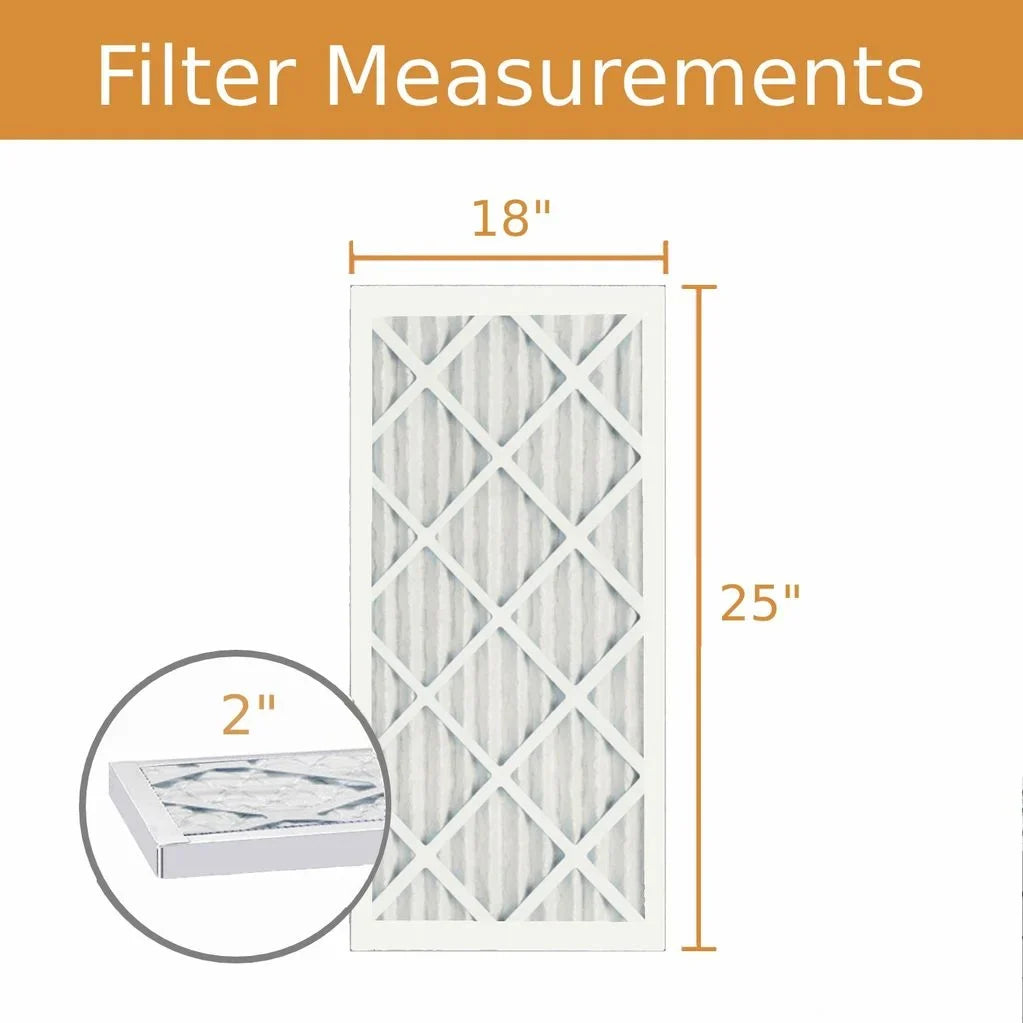 Filter Pack) - MERV Purolator Pleat Air 8 (6 18x25x2 Key