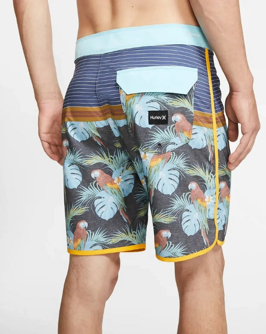 34 18" Hurley Blue Phantom Trunks Sierra