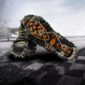 Crampons Fishing, Walking Grips, Boots Micro Hiking Snow Stainless Chains Spikes Cleats for Climbing, Hiking, and Ice Non Steel Shoe Ice Traction & Walk for Boot Ice Slip Shoes,
