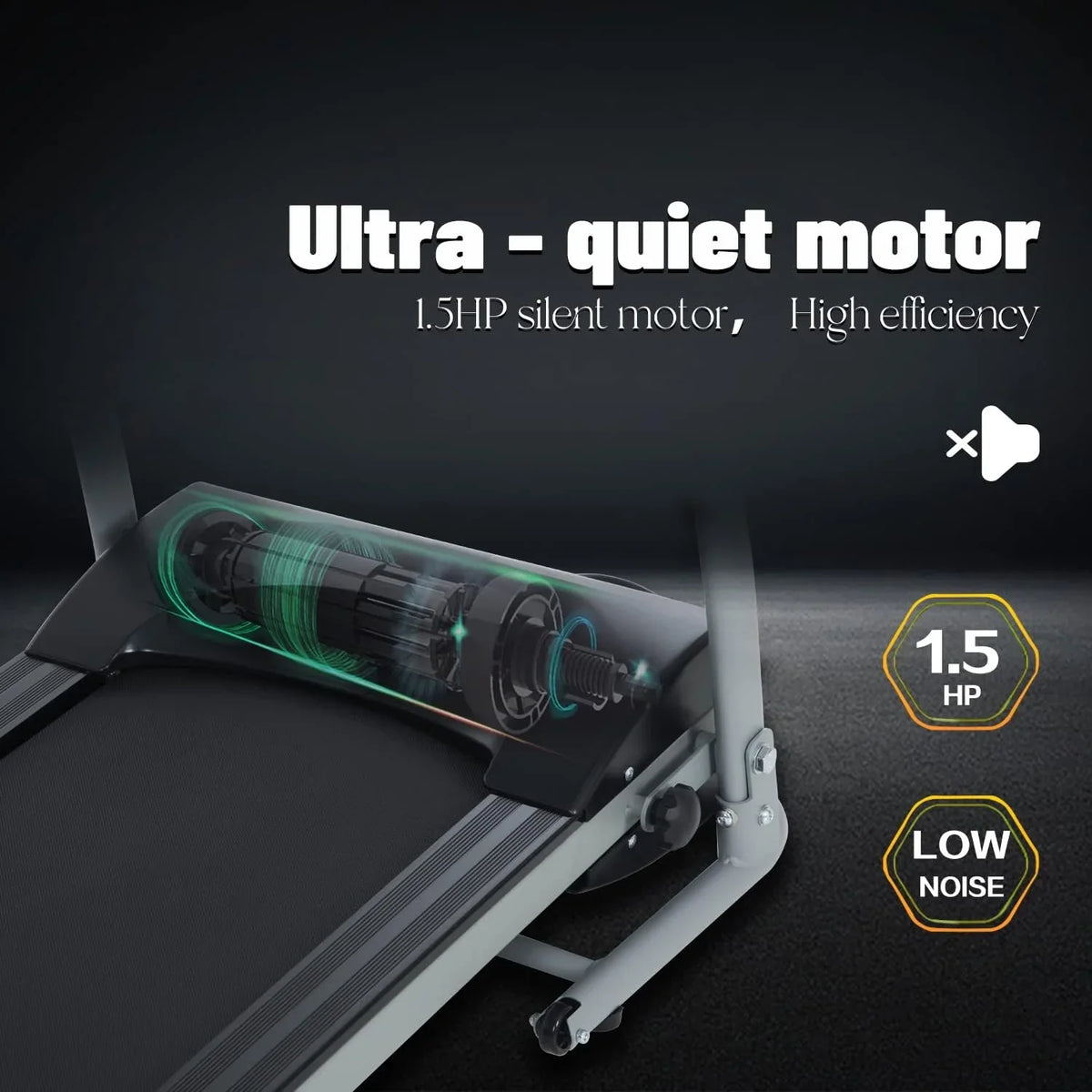 jx for or and Adjustable Lock, Treadmill LB 250 with Monitor Home/Gym/Small LED Capacity Apartment, and 15 Safety Programs, Preset je Yone Home with Holder Foldable Cup Treadmill,
