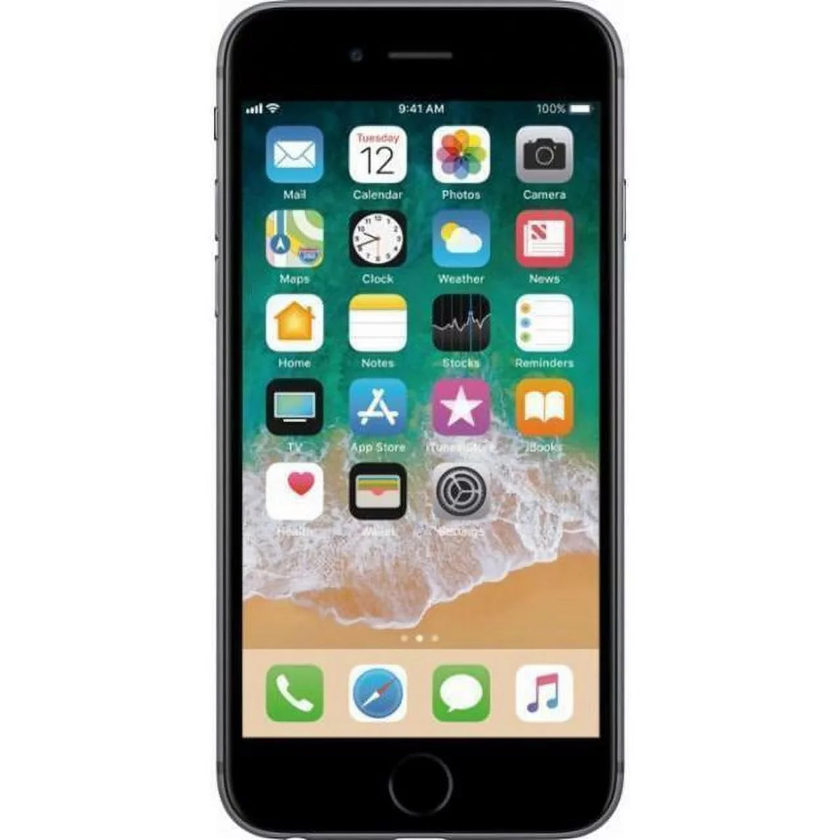 (Fully 6s Apple Unlocked) 32GB iPhone A1633 Space Restored Gray (Refurbished)