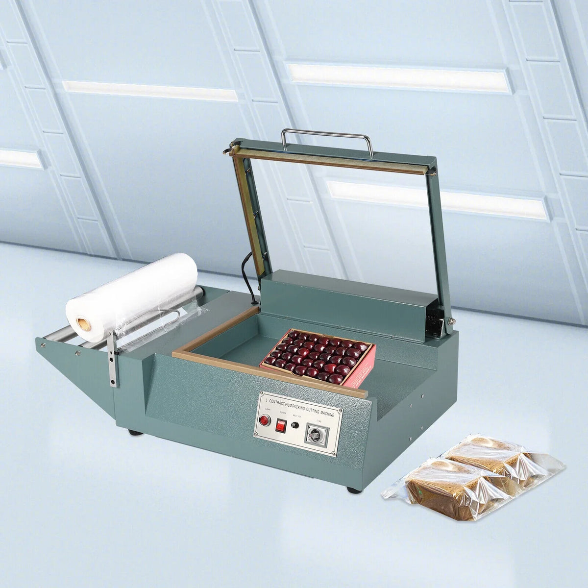 Sealing Machine DENEST Sealer Wrap Machine L-bar Cutter Retail Shrink Packing 1000W