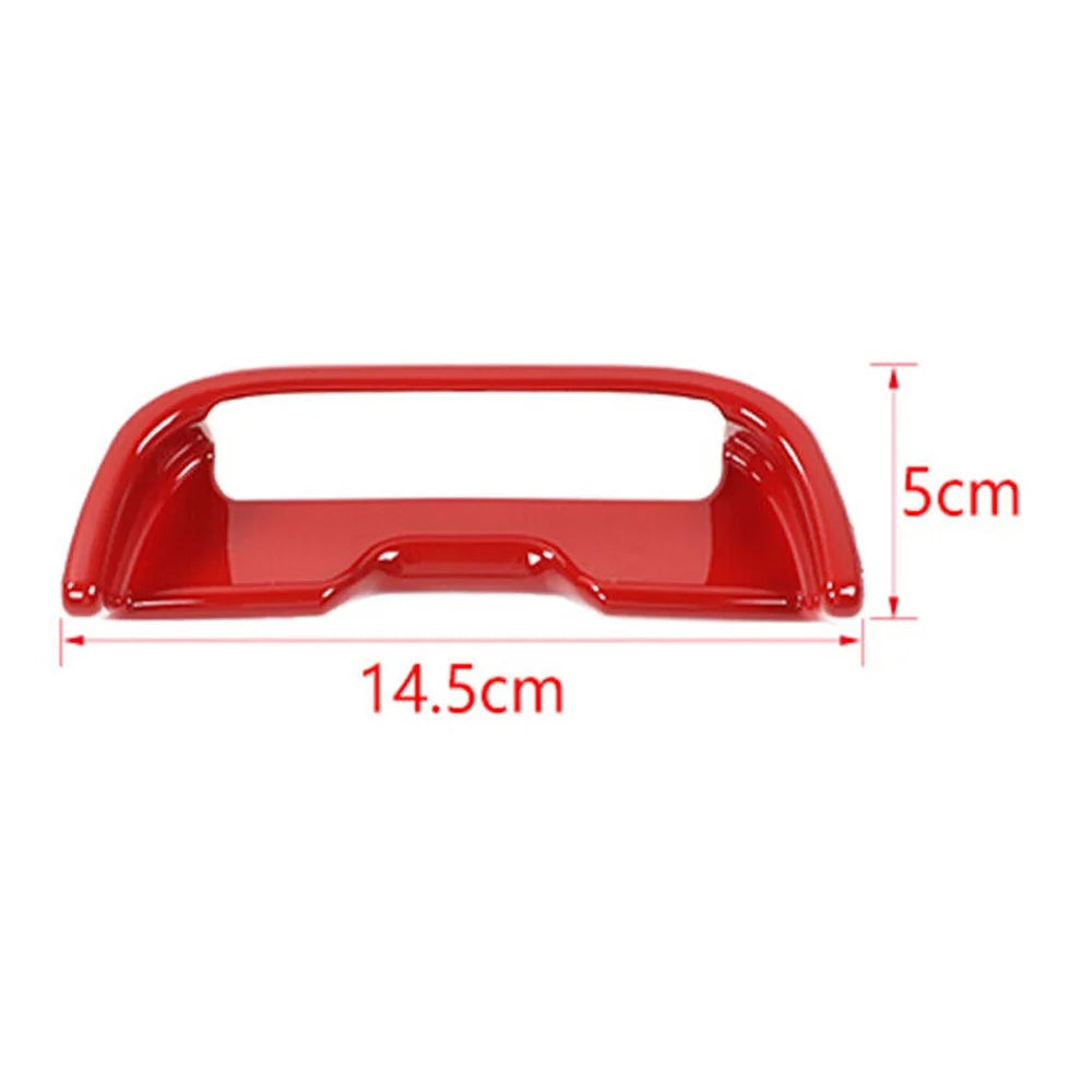 Button m Teledu , 2pcs Center Trim Console ABS Armrest Red