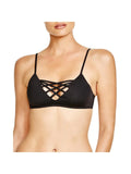 Black, Top Large LSpace Strappy Women's Jaime Swimwear, Bikini