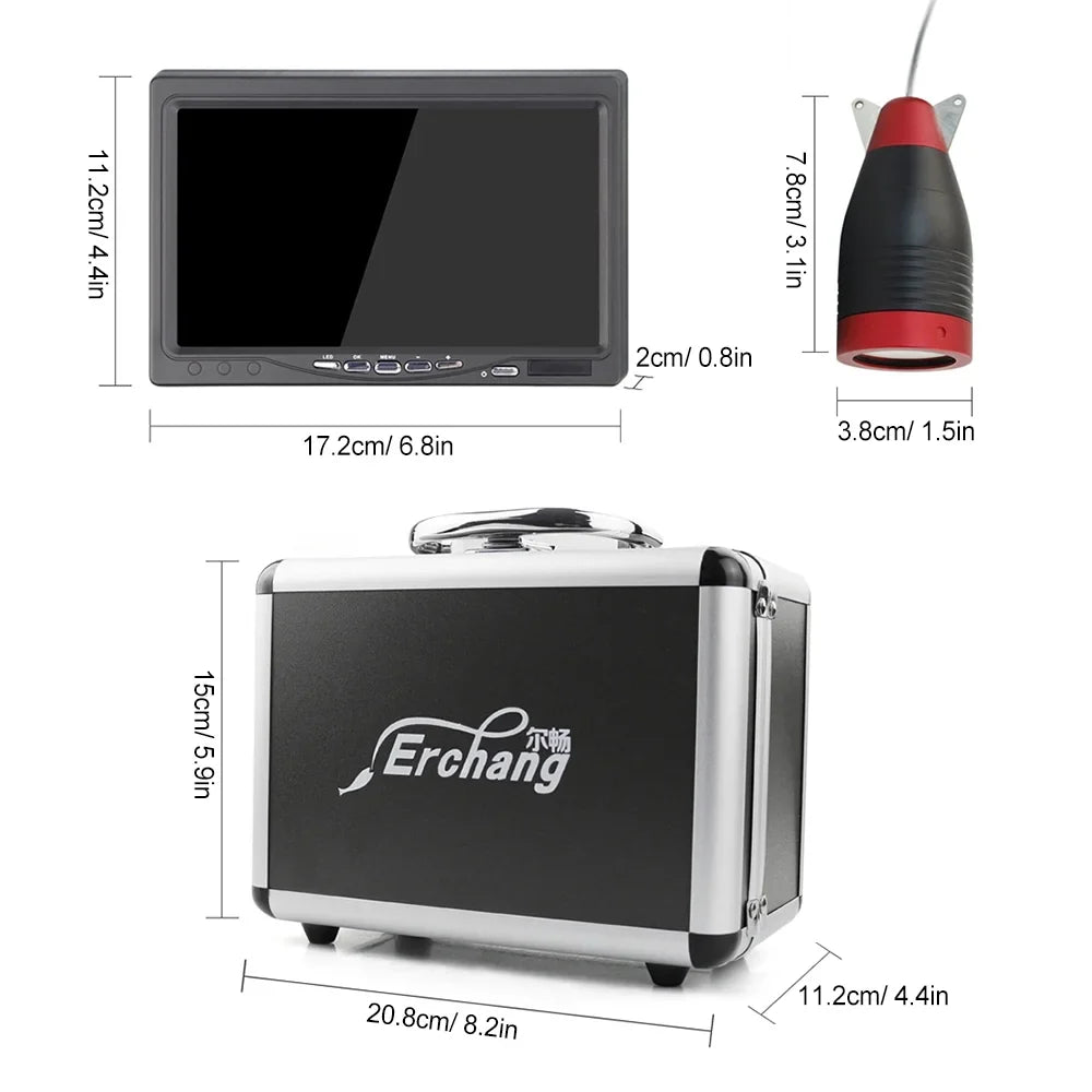Erchang Fishing Tracking, Excursions Fishing 7 for , for Boat Finder Fish - Inch Lake Portable Fish Camera Sea Real-time Reliable Underwater Kayak -have Fishing with