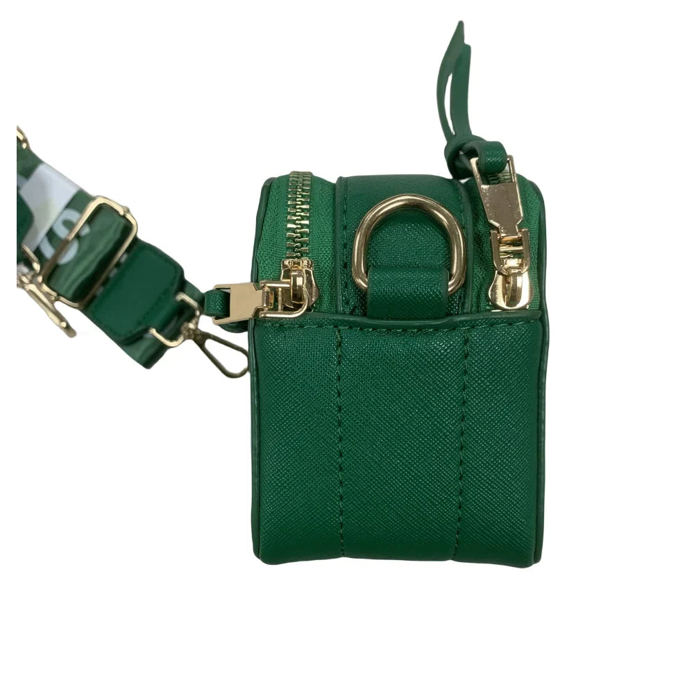 Chain body Bag Cross Snapshot with Women's Purple Leather Strap Logo