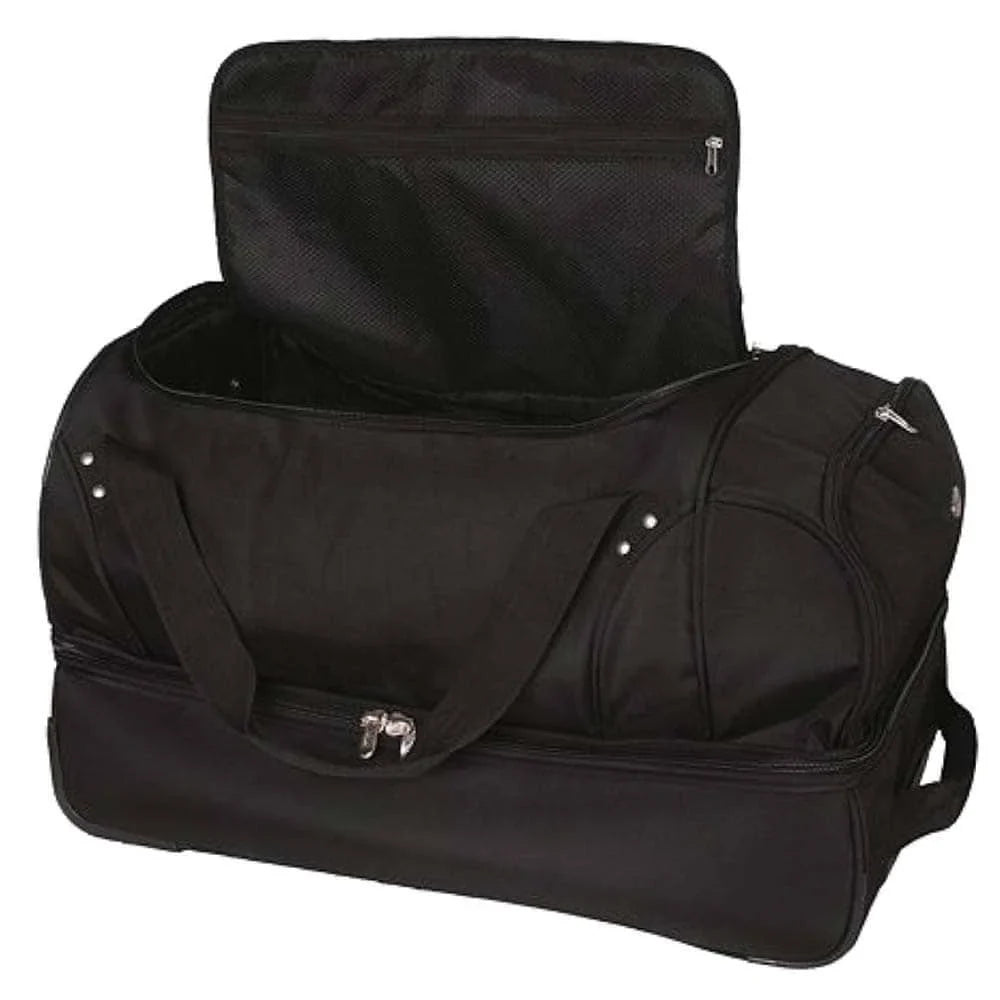 Bottom Rolling 2-Wheel MOJO Black 27'' State Ohio Bag Drop Buckeyes Duffel