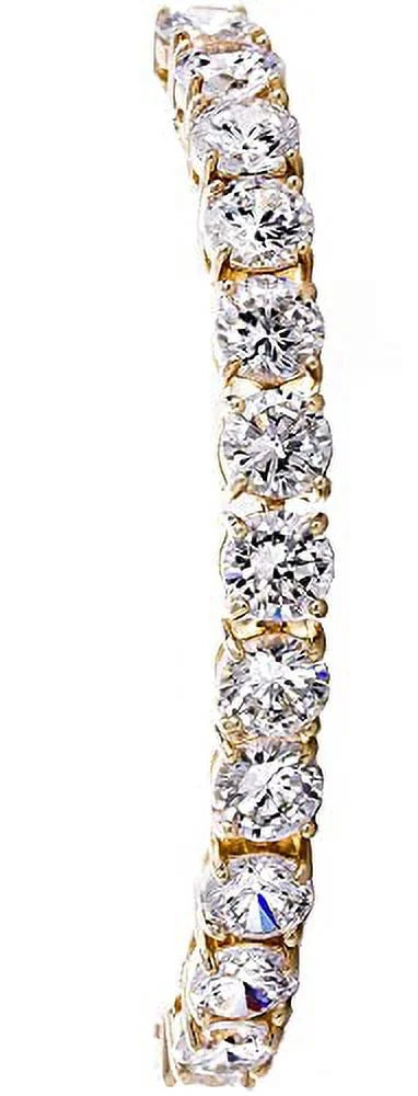 '- Blush) Rocks Fully Bracelet Big Tennis Bling'ed Out (TLA ST10327LA Watch Dial Bezel Iced Gold Women's Numerals with - Out Colored Roman w/Matching