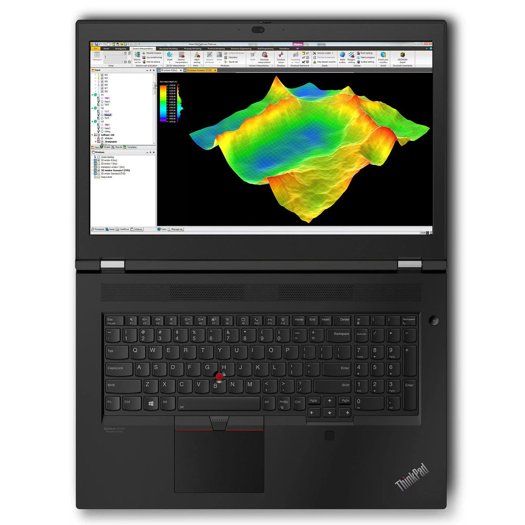 17.3" 300 IPS Quadro, Lenovo 1TB Laptop, 32GB, ThinkPad P17 nits, FHD i7-10750H,