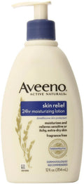 Relief 12oz (Pack Moisturizing Naturals 6) Lotion Skin AVEENO Active of