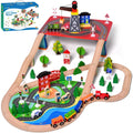 Little Enchanting Set Set, for Fun 88PCs Play Toys Wooden Age Train Toddlers 3+ Wooden