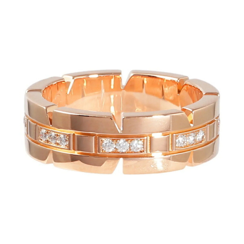 gold pink K18PG Cartier Tank Française Pre-Owned (Good) ring