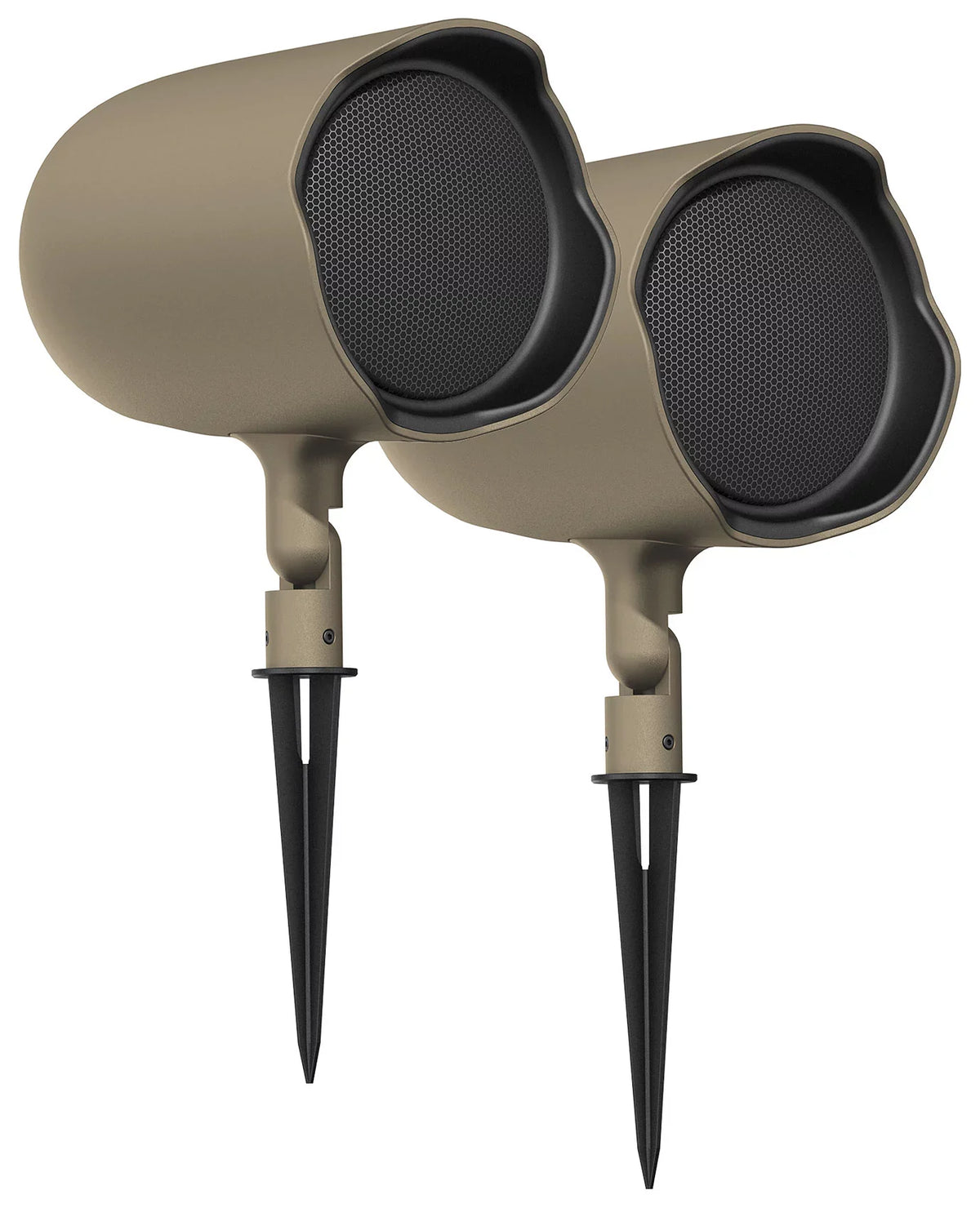 4 Stake/Wall Speakers+Amp 70v Landscape Ground JBL 6.5" GSF6-TN Commercial Mount