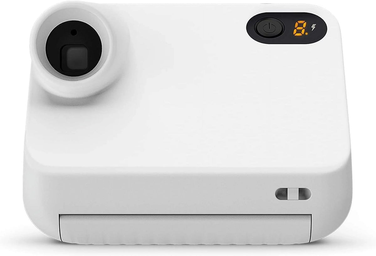 With White Mini Clip, Polaroid PRD6219 Go Camera Instant